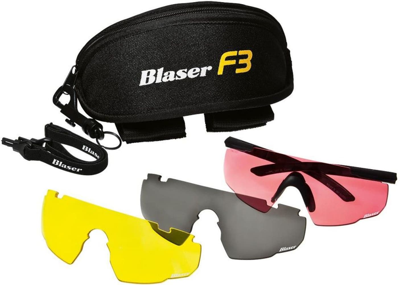 F3 Skytteglasögon med utbytbara glas, view: 0