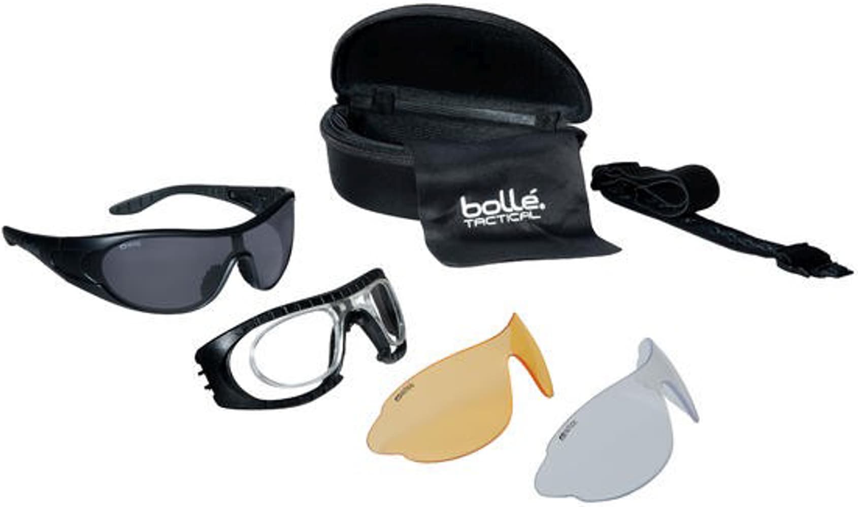 Bollé Raider Ballistic Glasses Kit, view: 0