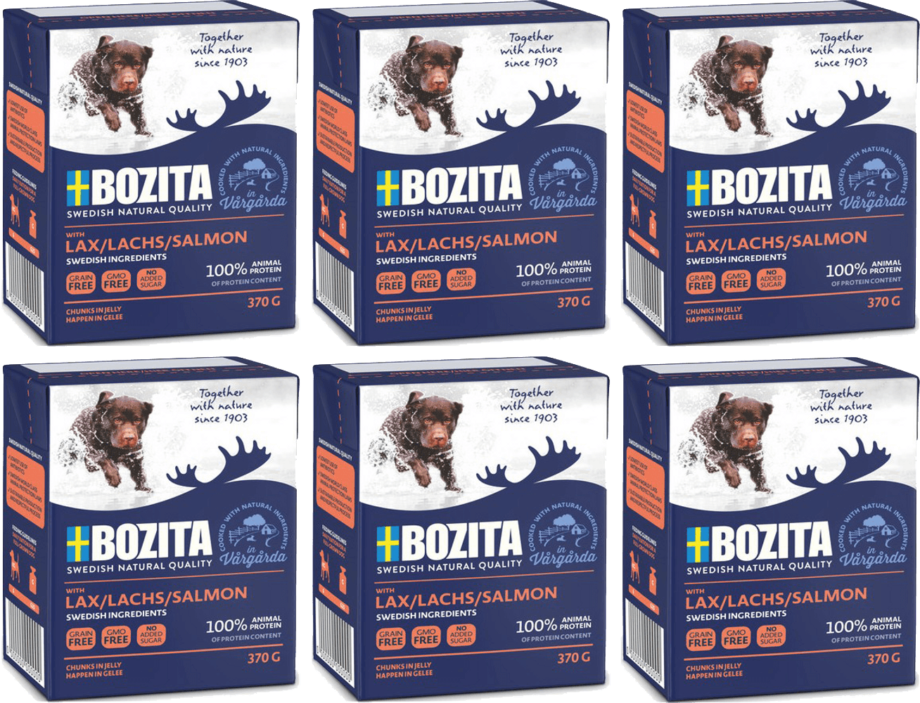 Lax Bitar i Gelé 6 x 370 g, view: 0