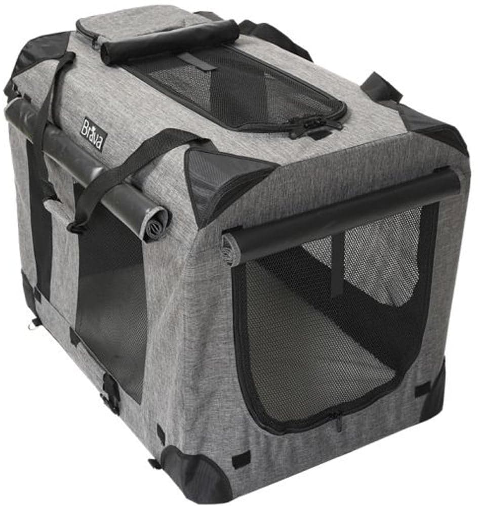 Highway Dog Crate Tarmac Grey M, view: 0