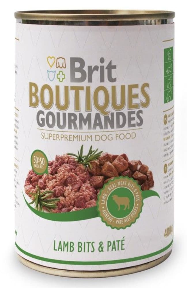 Brit Boutiques Gourmandes Lamb Bits & Paté 400 g, view: 0