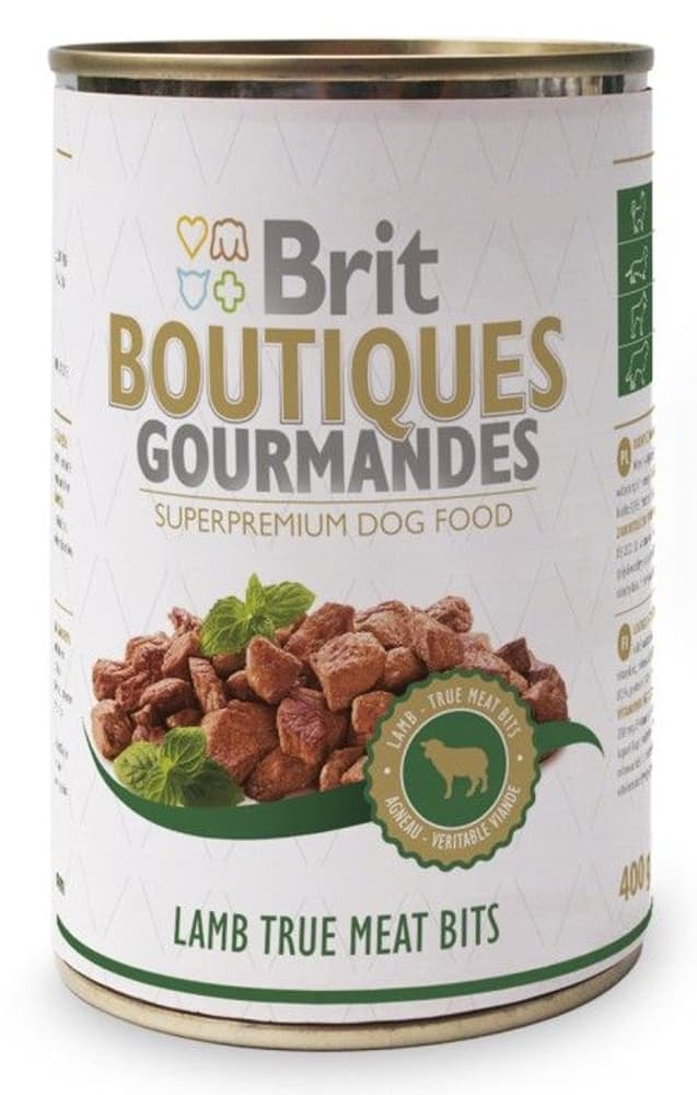Brit Boutiques Gourmandes Lamb True Meat Bits 400 g, view: 0