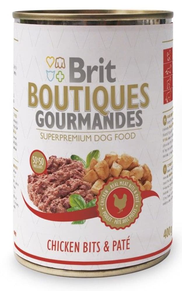 Brit Boutiques Gourmandes Chicken Bits & Paté 400 g, view: 0