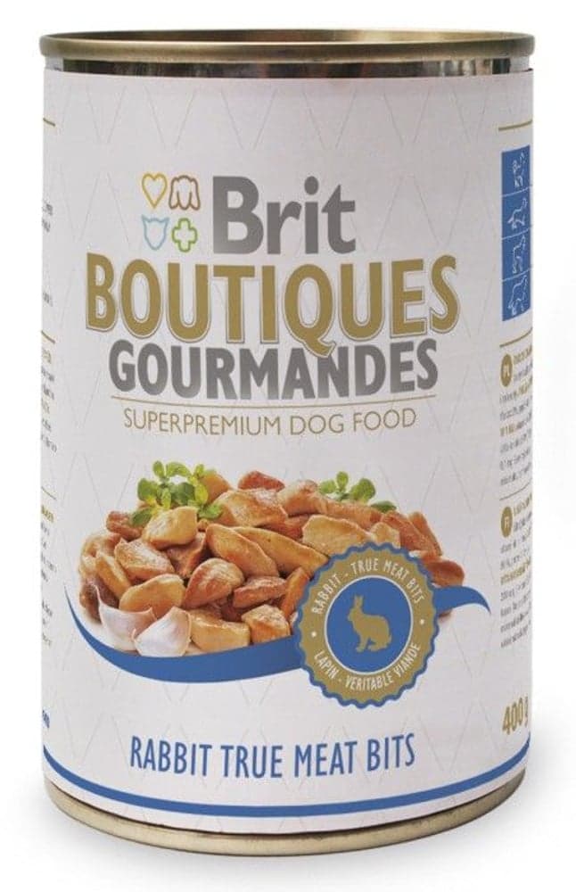 Brit Boutiques Gourmandes Rabbit True Meat Bits 400 g, view: 0