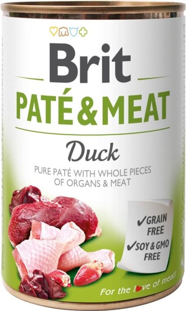 Brit Paté & Meat Duck 400 g, view: 0