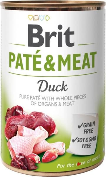 Brit Paté & Meat Duck 400 g, view: 0