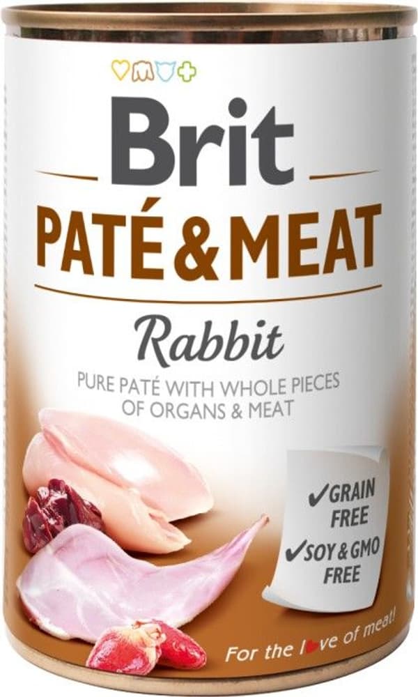Brit Paté & Meat Rabbit 400 g, view: 0