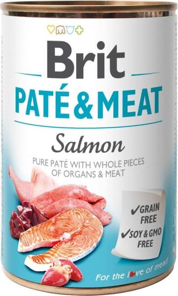 Brit Paté & Meat Salmon 400 g, view: 0
