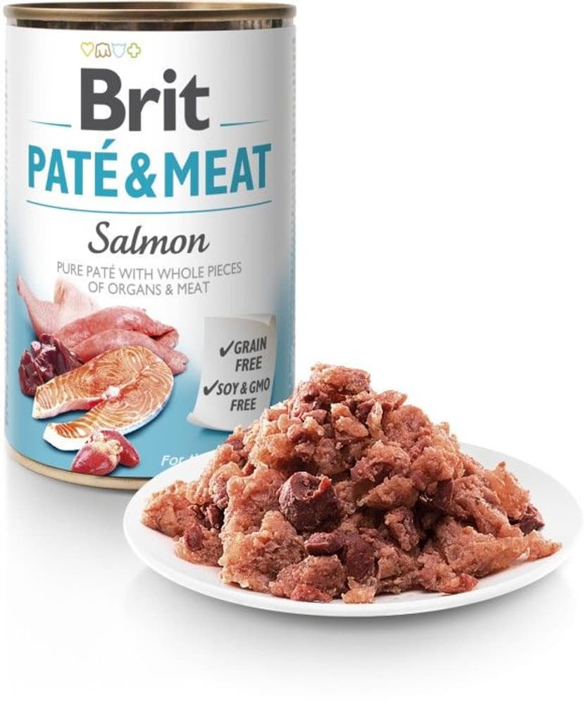 Brit Paté & Meat Salmon 400 g, view: 1