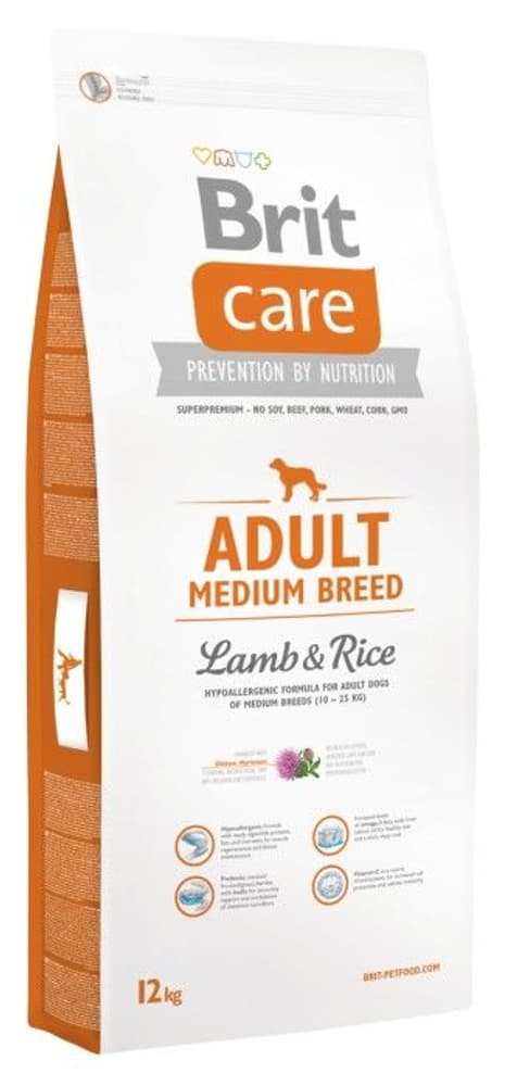 Adult Medium Lamb & Rice 12 kg, view: 0