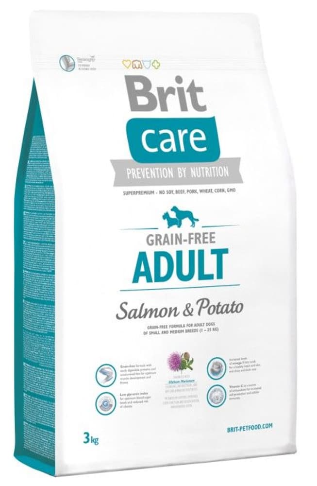 Grain-free Adult Salmon & Potato 3 kg, view: 0