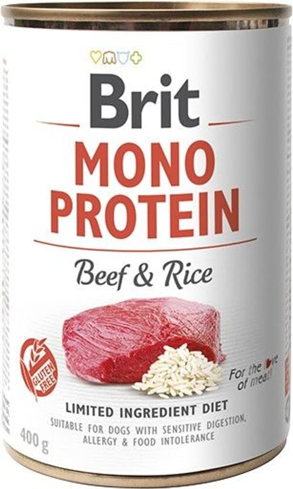 Brit Mono Protein Beef & Brown Rice 400 g, view: 0