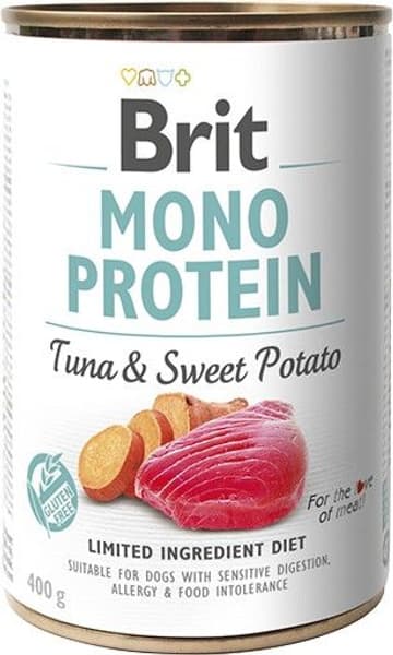 Brit Mono Protein Tuna & Sweet Potato 400 g, view: 0
