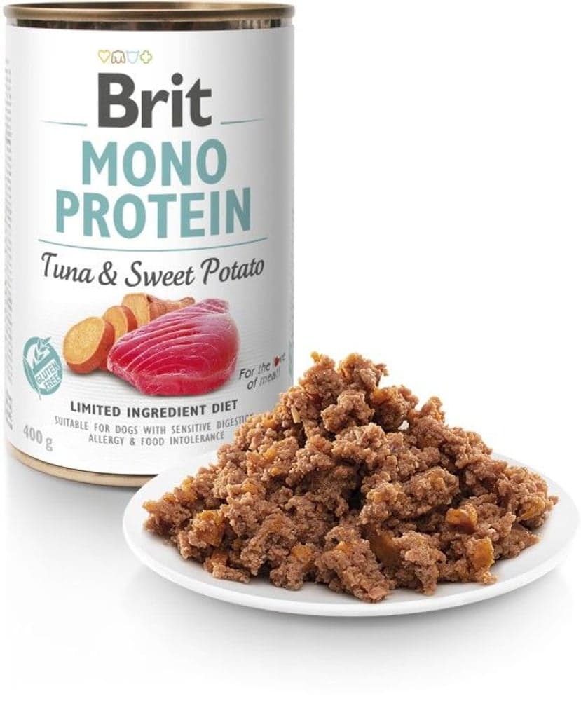 Brit Mono Protein Tuna & Sweet Potato 400 g, view: 1