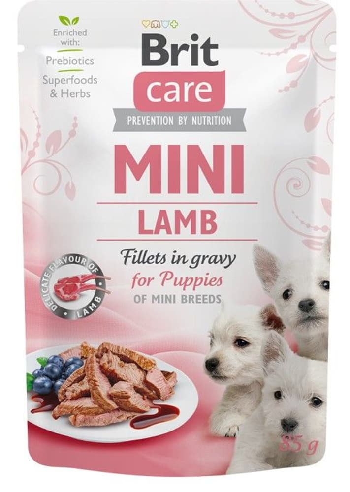 Mini Pouch, Puppy Lamb fillets in gravy 85g, view: 0