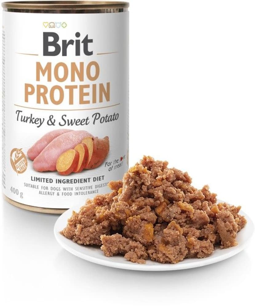 Brit Mono Protein Turkey & Sweet Potato 400 g, view: 1