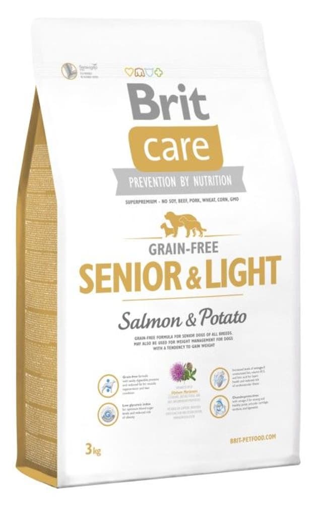 Grain-free Senior & Light Salmon & Potato 3 kg, view: 0