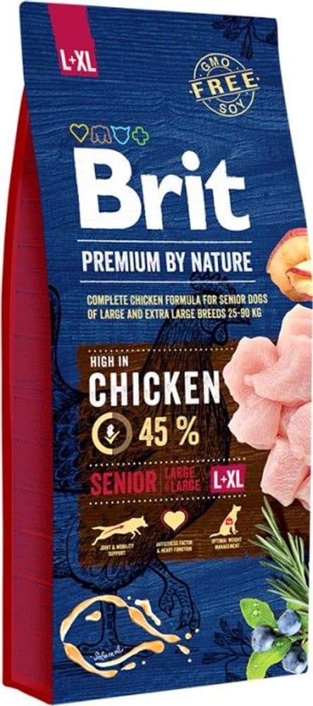 Brit Premium By Nature Senior L+XL 15 kg, view: 0