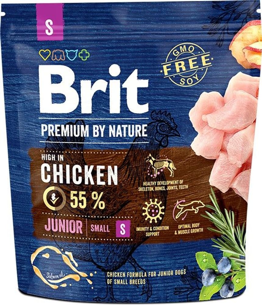 Brit Premium By Nature Junior Small 1 kg, view: 0