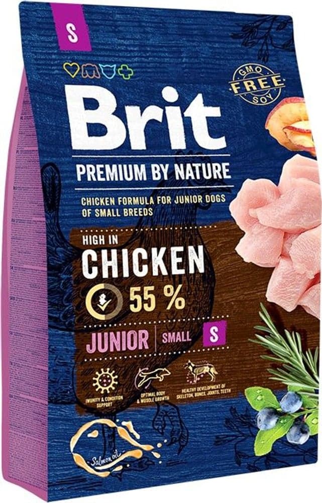 Brit Premium By Nature Junior Small 3 kg, view: 0