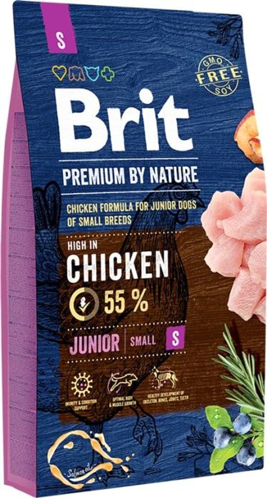 Brit Premium By Nature Junior Small 8 kg, view: 0