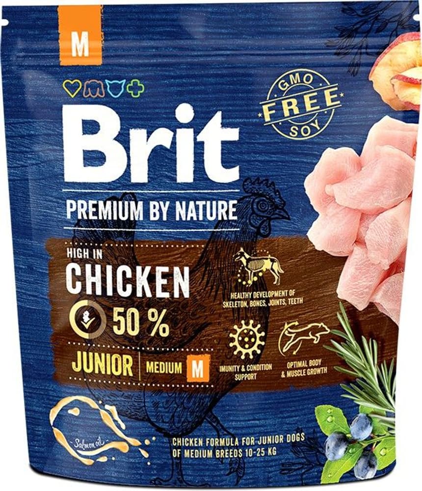 Brit Premium By Nature Junior Medium 1 kg, view: 0