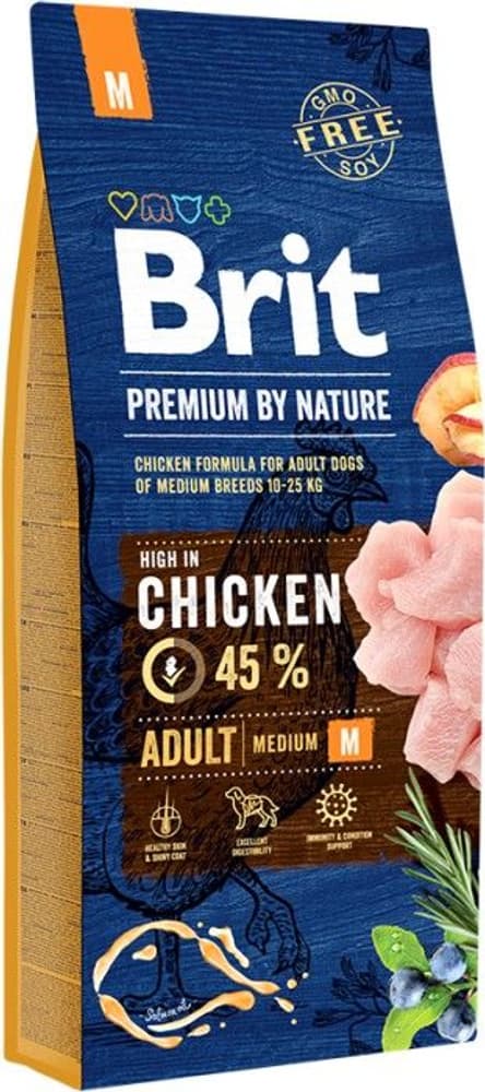 Brit Premium By Nature Adult Medium 15 kg (2021), view: 0
