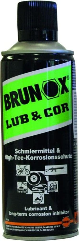 BRUNOX Lub & Cor Vapenolja Spray 400 ml, view: 0