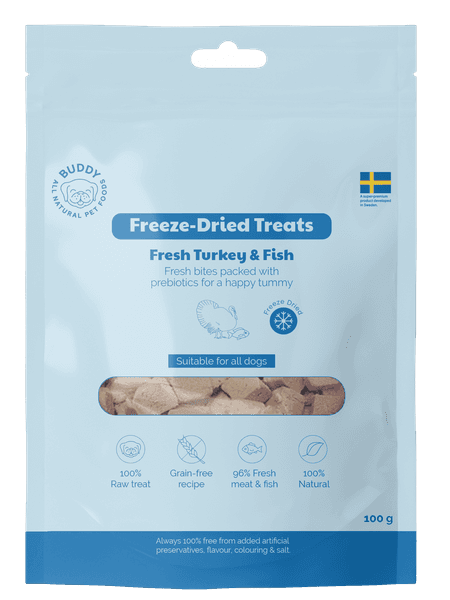 Freeze Dried Treats Raw Turkey & Fish 100 g, view: 0