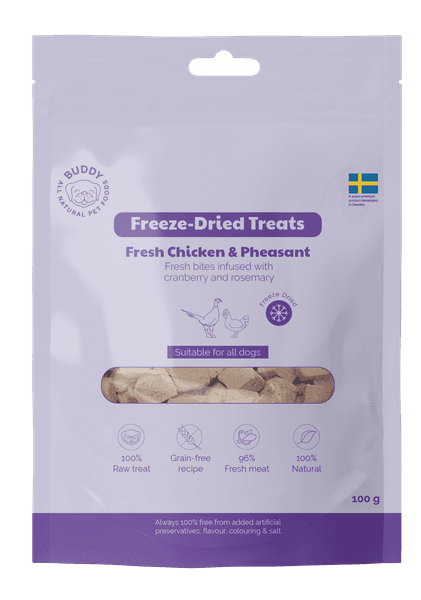 Freeze Dried Treats Raw Chicken & Phaesant 100g, view: 0