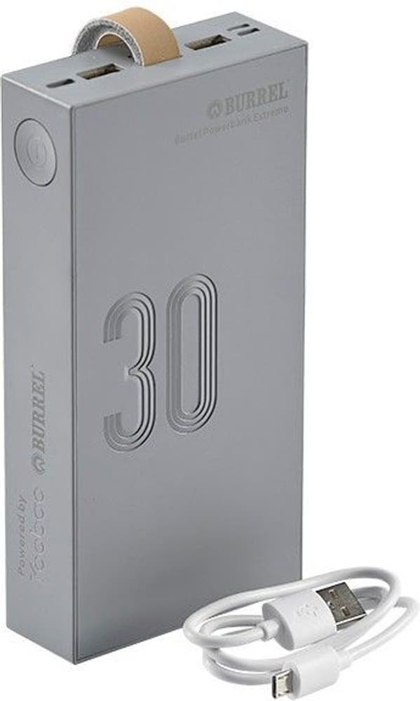 Powerbank Extreme 30K med inbyggd LED-lampa, view: 1