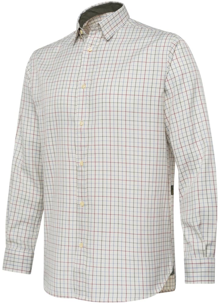 M's Charlow LS Shirt White & Green Check, view: 0