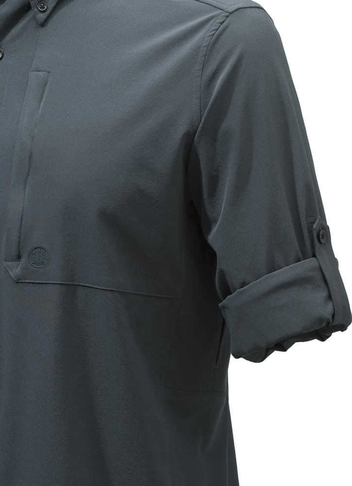 M's Plain weight Shirt Ebony, view: 3