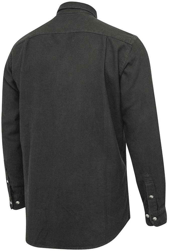 Wood Pied de Poule Shirt Green Moss, view: 1