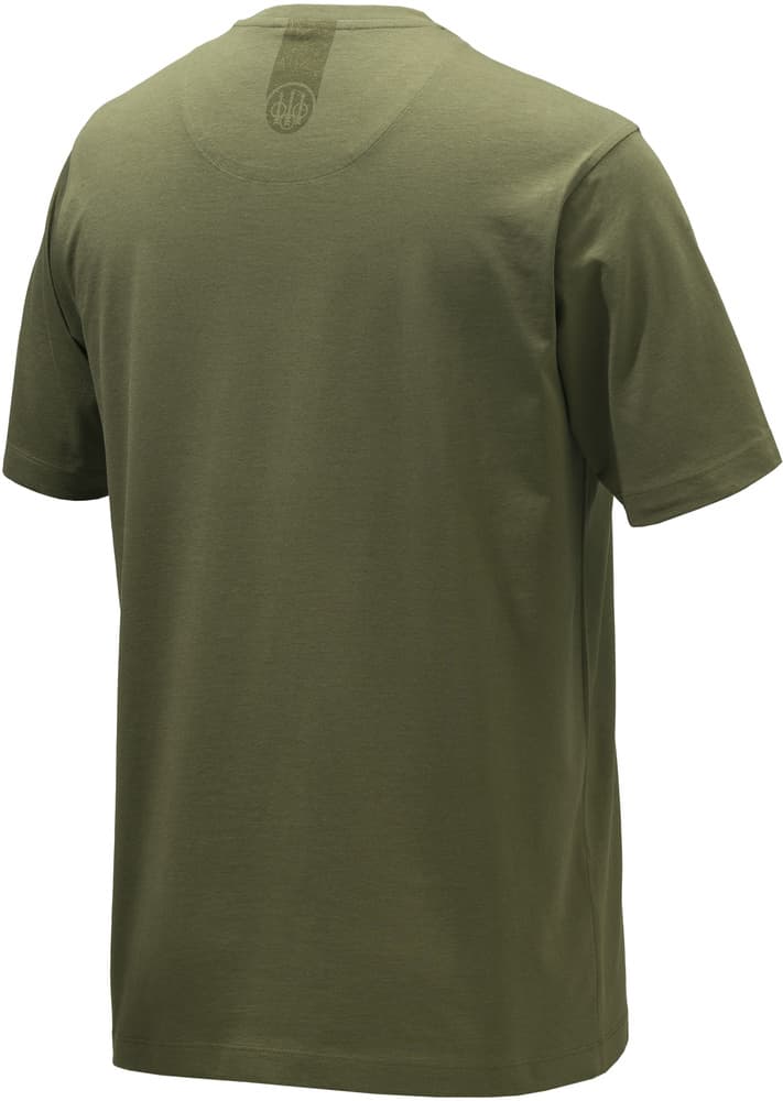M's Pine Shoulder T-shirt Dark Olive, view: 1