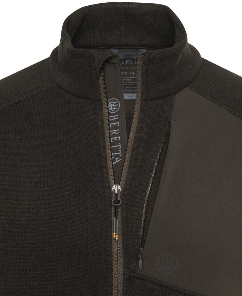 M's Abisko Full Zip Fleece Brown Bark, view: 2