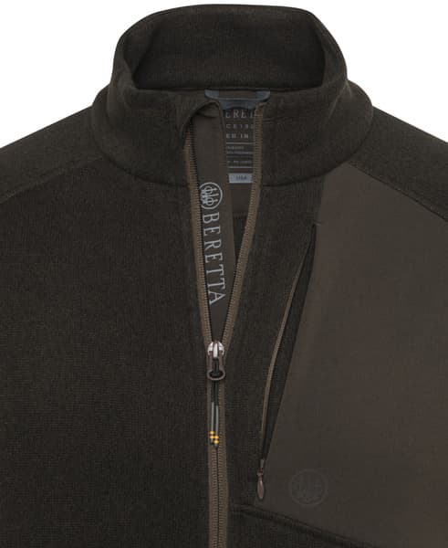 M's Abisko Full Zip Fleece Brown Bark, view: 2