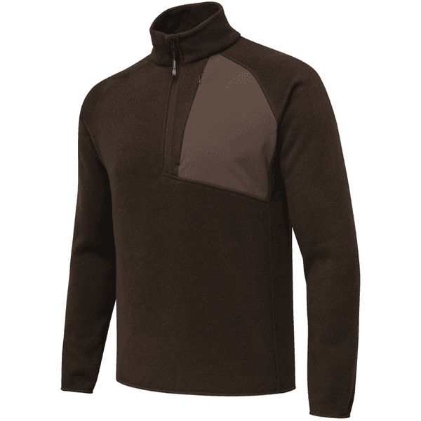M's Abisko Half Zip Fleece Brown Bark, view: 0