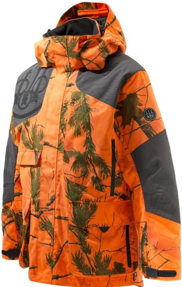 Insulated Static EVO Jacket Camo Orange Realtree Ap HD, view: 0