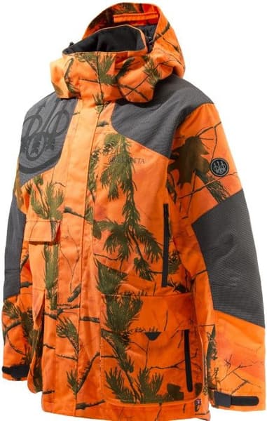 Insulated Static EVO Jacket Camo Orange Realtree Ap HD, view: 0