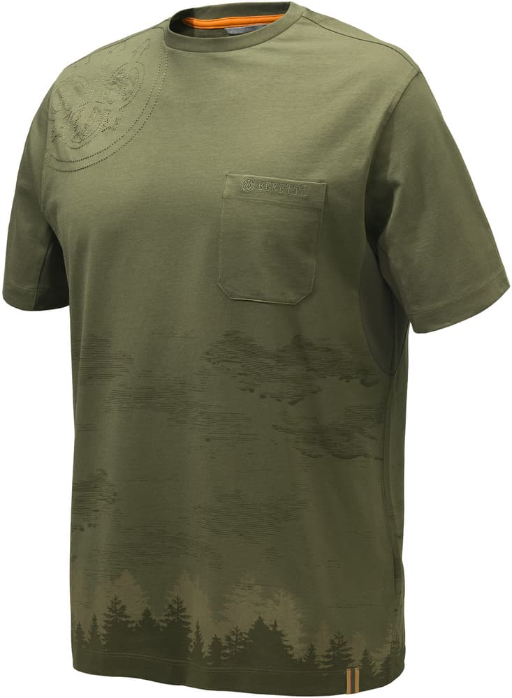 M's T-shirt Dark Olive, view: 0