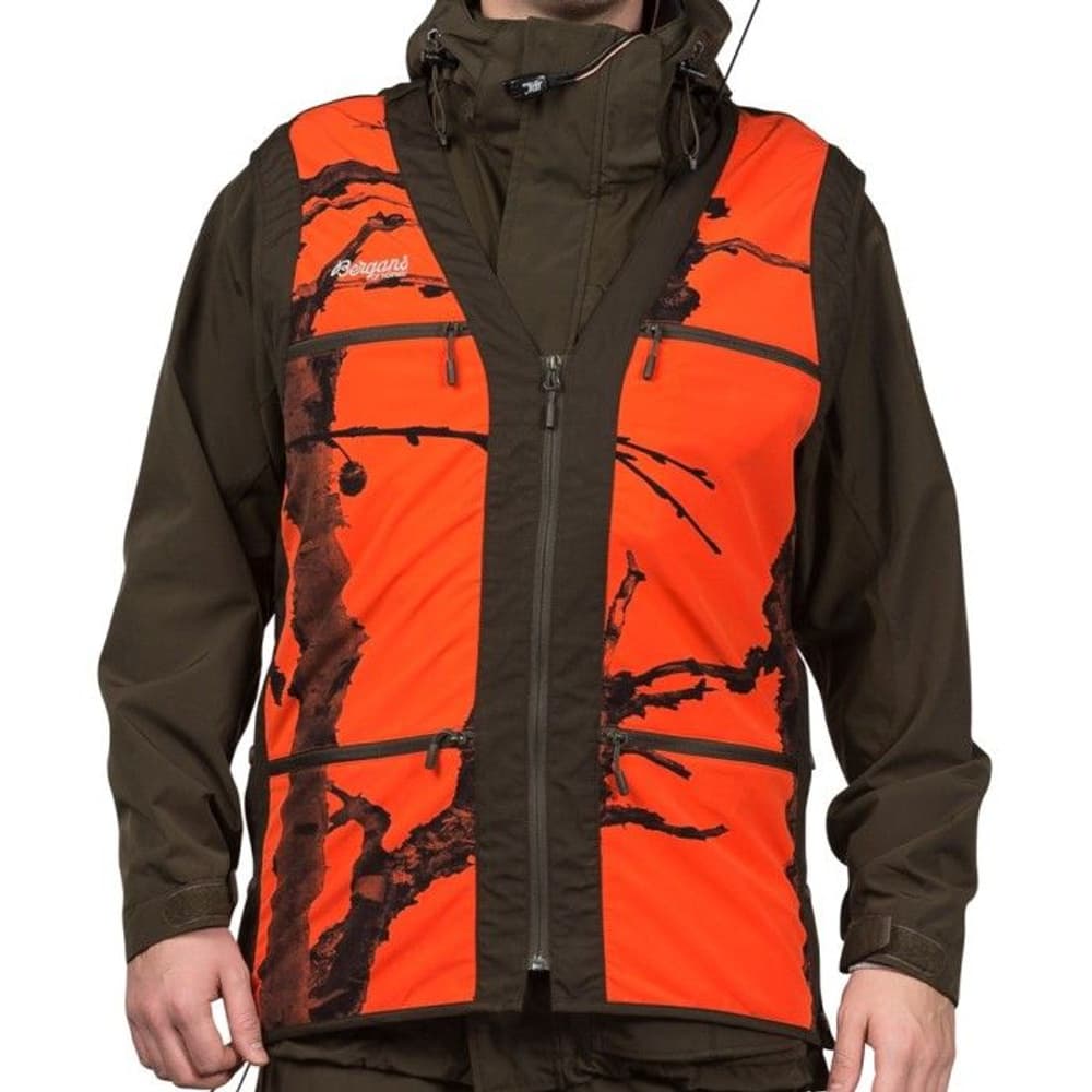 Bergans Elgå Vest Burnt Orange Camo, view: 1