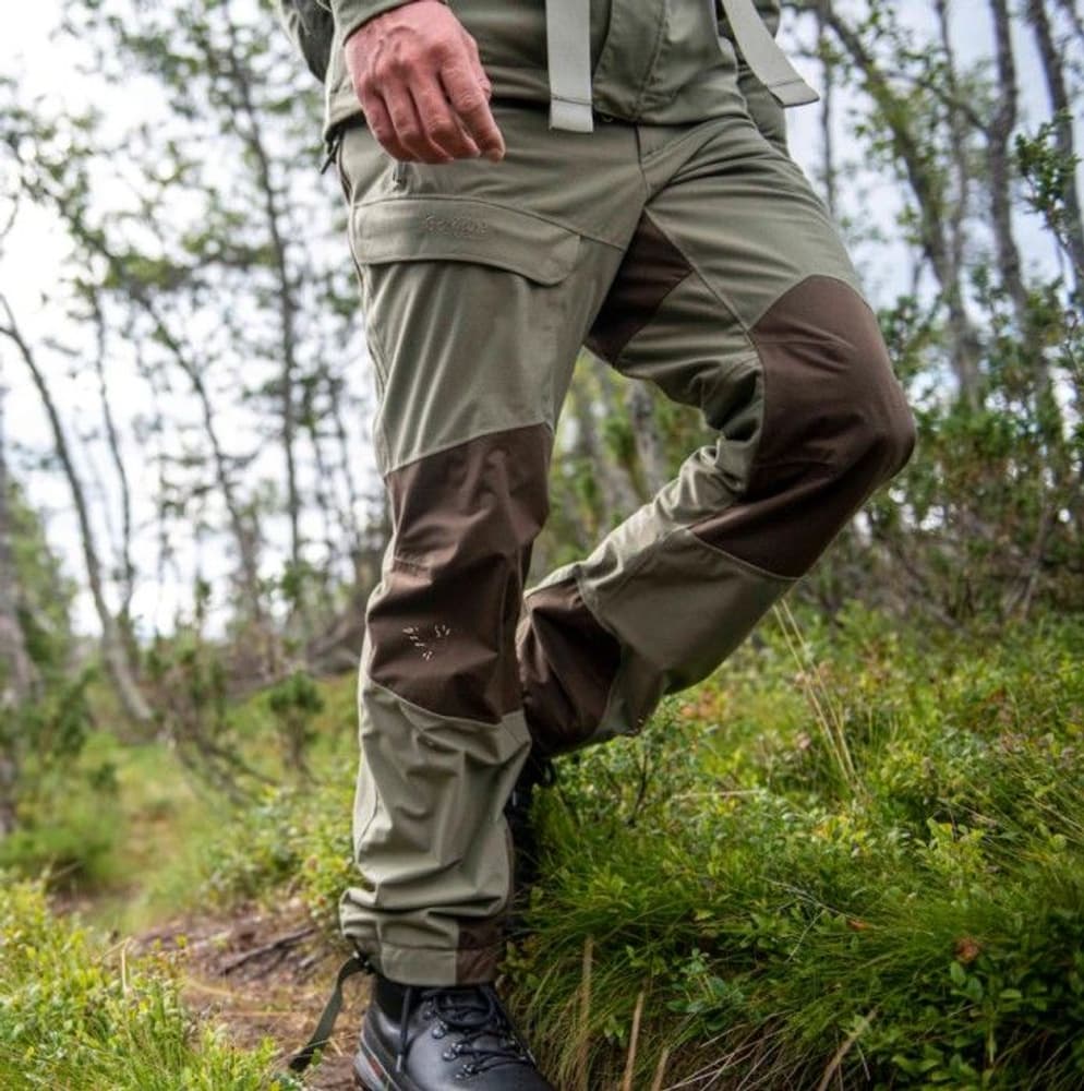 Bergans M's Hogna V2 2L Pants Green Mud / Dark Wood Brown, view: 2