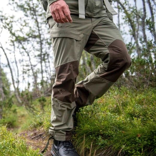 Bergans M's Hogna V2 2L Pants Green Mud / Dark Wood Brown, view: 2