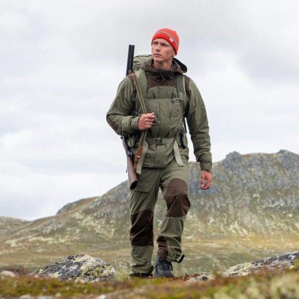 Bergans M's Hogna V2 2L Pants Green Mud / Dark Wood Brown, view: 1