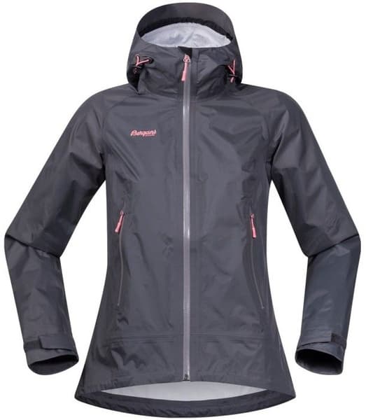 Bergans W's Sky Lady Jacket Graphite/SolidGrey/PaleCoral, view: 0