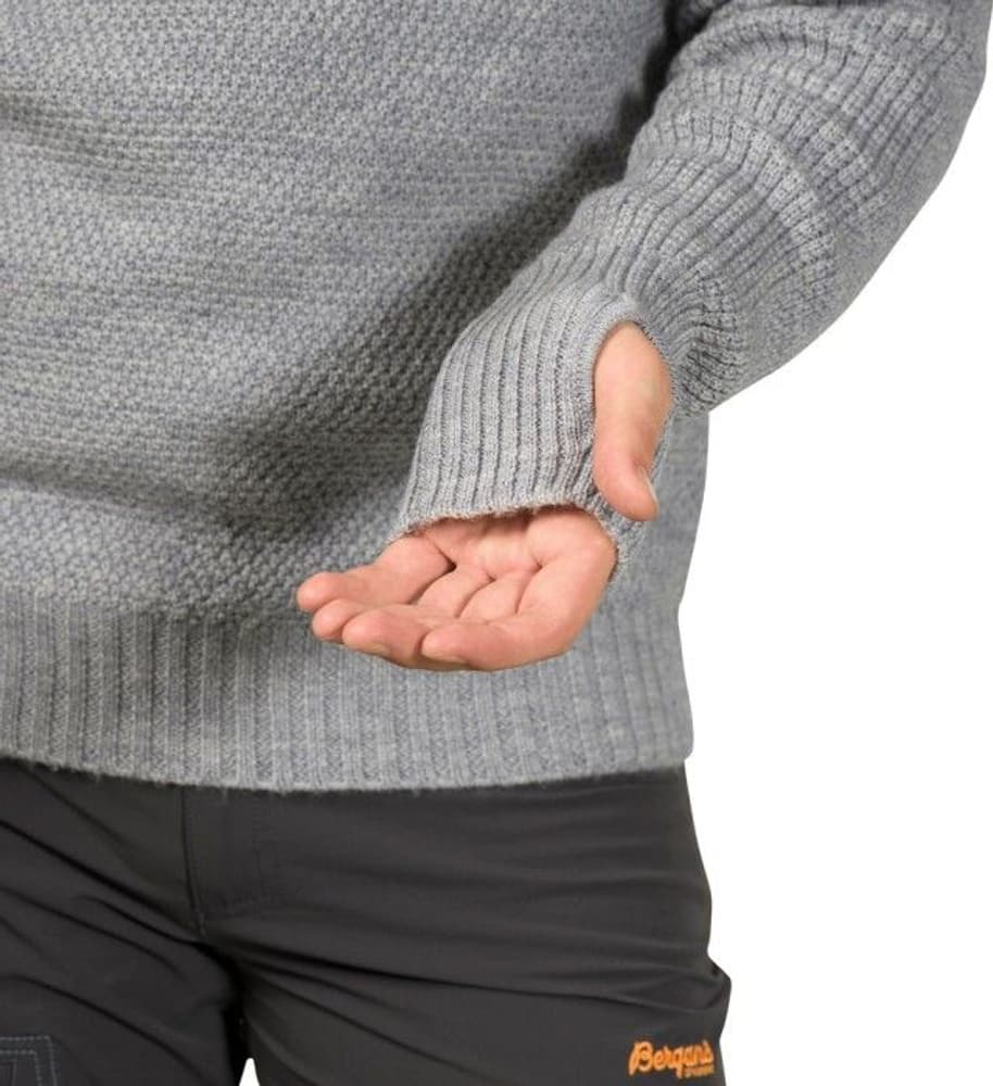 Bergans M's Ulriken Jumper Grey Melange, view: 2