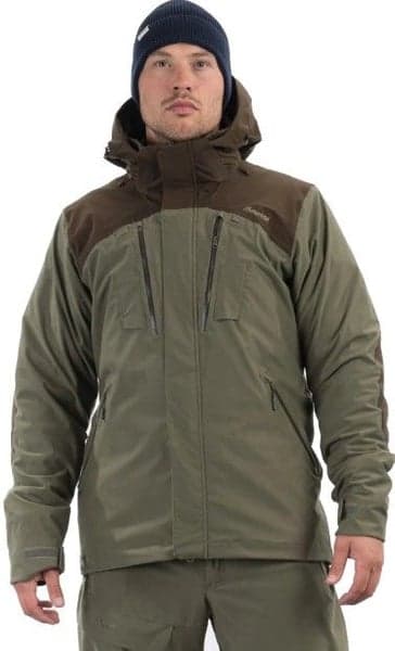 Bergans M's Hogna V2 2L Jacket Green Mud / Dark Wood Brown, view: 1
