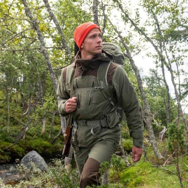 Bergans M's Hogna V2 2L Jacket Green Mud / Dark Wood Brown, view: 3