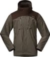 Bergans M's Hogna V2 2L Jacket Green Mud / Dark Wood Brown